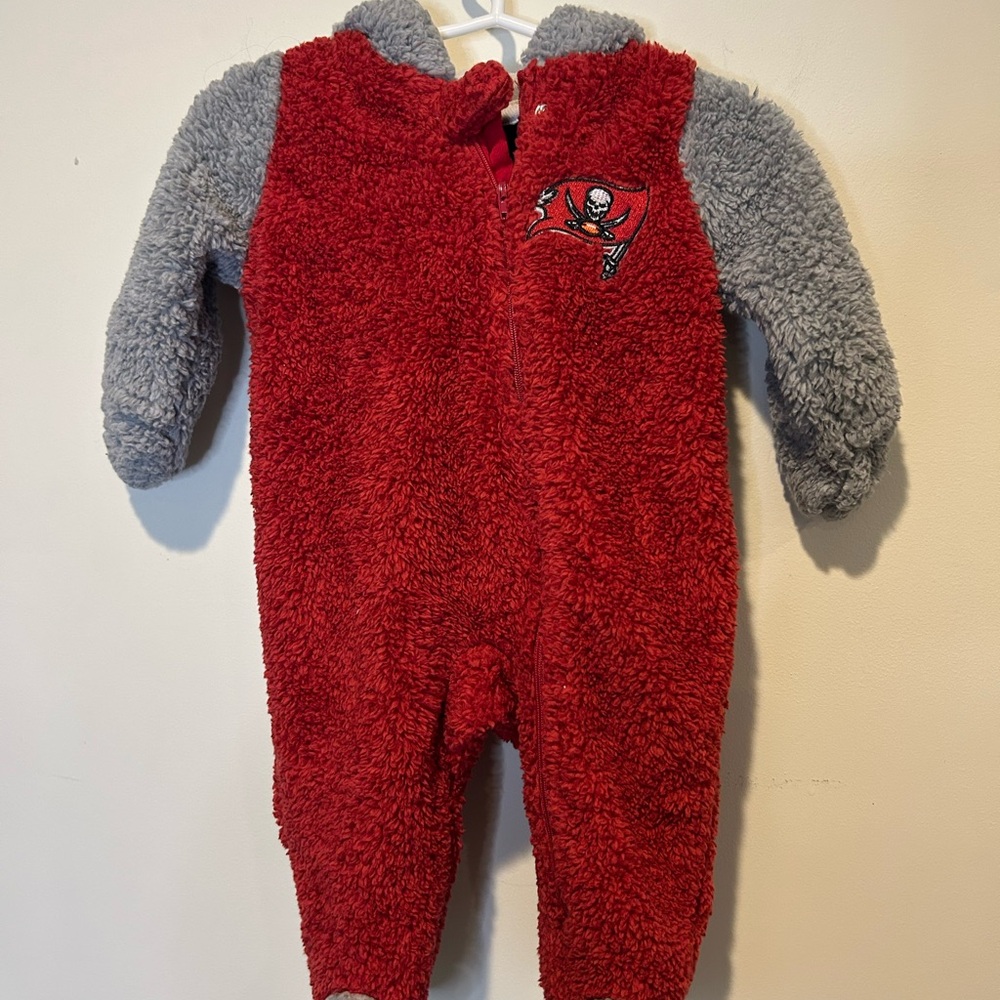 NFL Red and Gray Kids Footie